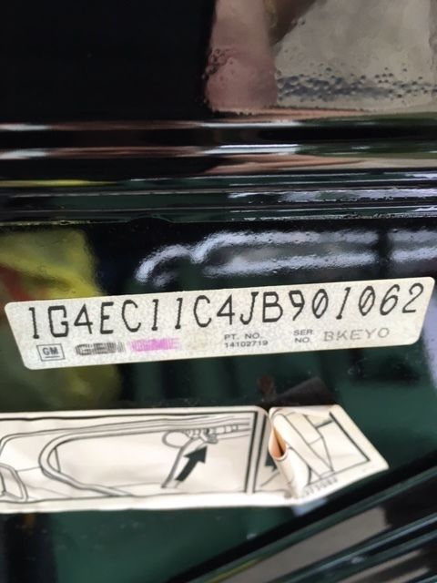 1988 Black Buick Reatta Coupe