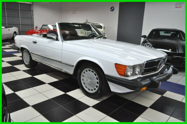 1986 White Mercedes-Benz SL-Class
