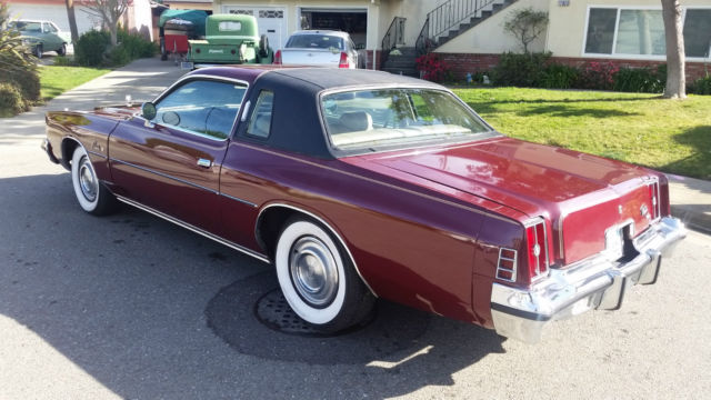 1975 Burgundy Chrysler Cordoba Coupe