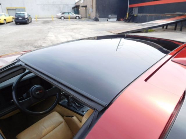 1987 Red Chevrolet Corvette Coupe