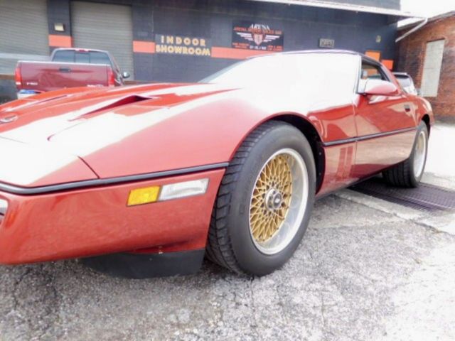 1987 Red Chevrolet Corvette Coupe
