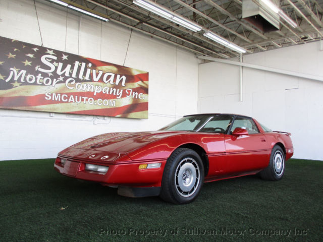 1984 Red Chevrolet Corvette