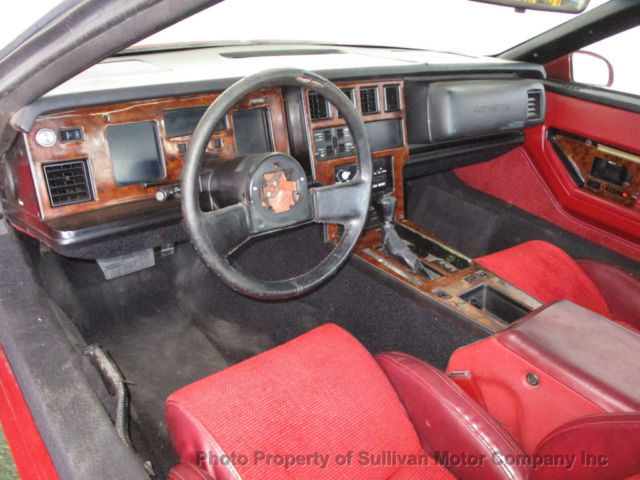 1984 Red Chevrolet Corvette