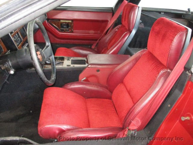 1984 Red Chevrolet Corvette