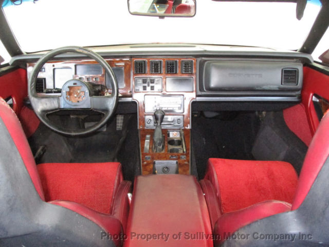 1984 Red Chevrolet Corvette
