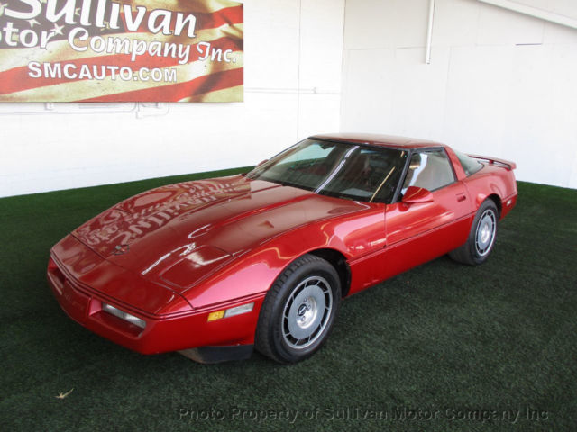 1984 Red Chevrolet Corvette