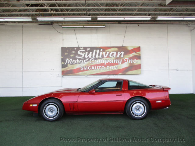1984 Red Chevrolet Corvette