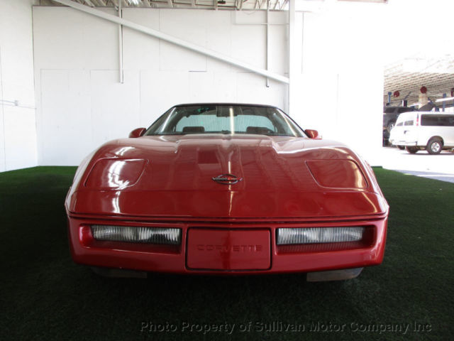 1984 Red Chevrolet Corvette