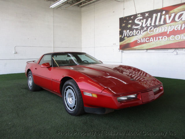 1984 Red Chevrolet Corvette