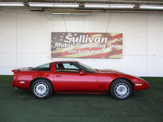 1984 Red Chevrolet Corvette