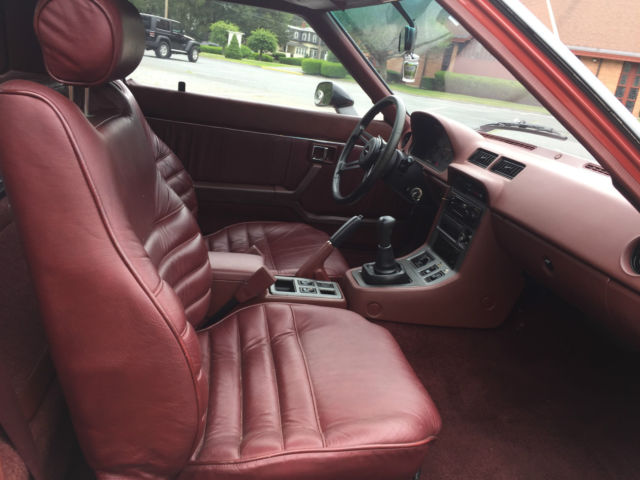 1983 Burgundy Mazda RX-7 Coupe
