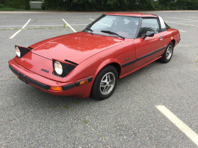 1983 Burgundy Mazda RX-7 Coupe