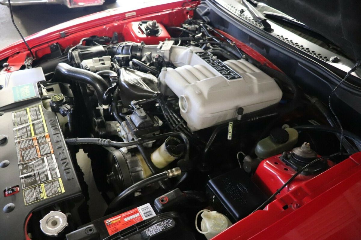 1994 Red Ford Mustang Convertible