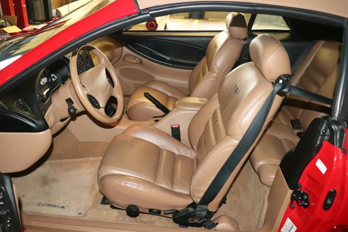1994 Red Ford Mustang Convertible