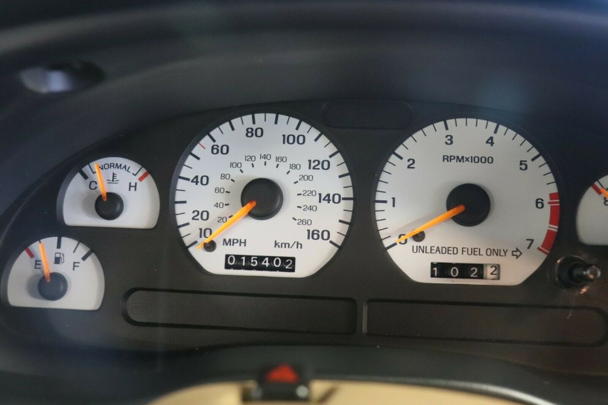 1994 Red Ford Mustang Convertible