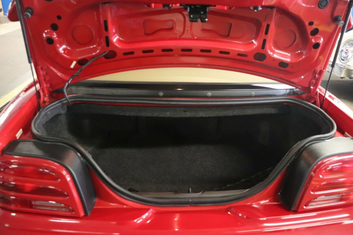 1994 Red Ford Mustang Convertible