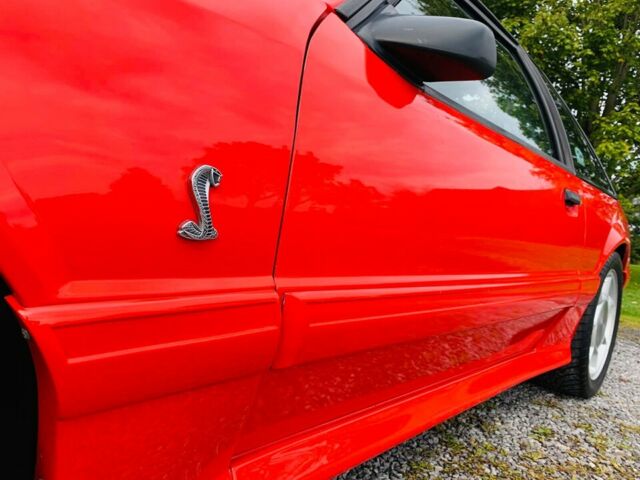 1993 Red Ford Mustang Hatchback