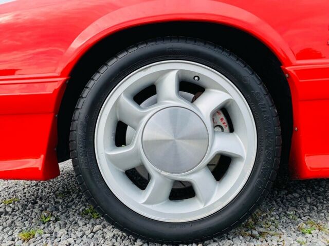 1993 Red Ford Mustang Hatchback