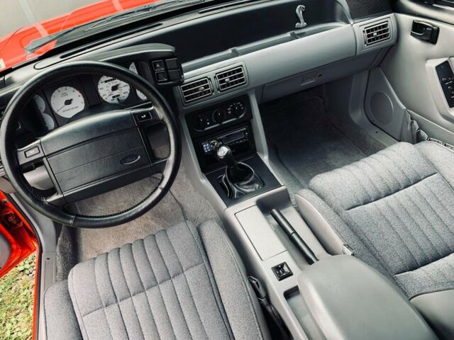 1993 Red Ford Mustang Hatchback