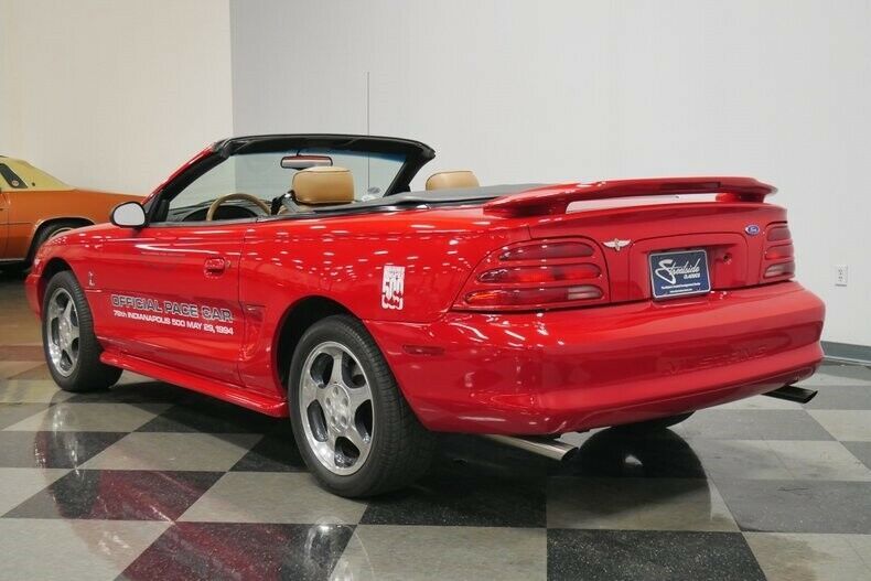 1994 Red Ford Mustang Convertible