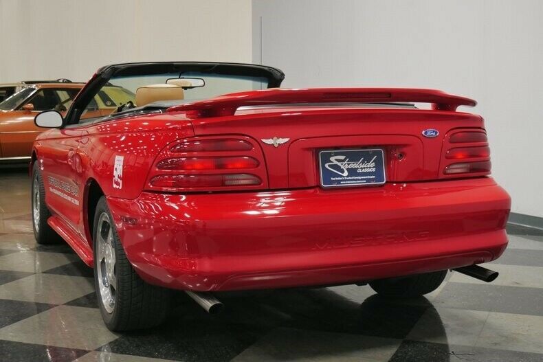 1994 Red Ford Mustang Convertible