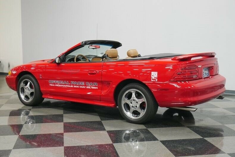 1994 Red Ford Mustang Convertible