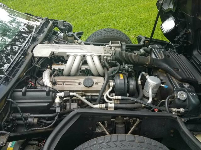 1987 Black Chevrolet Corvette Convertible