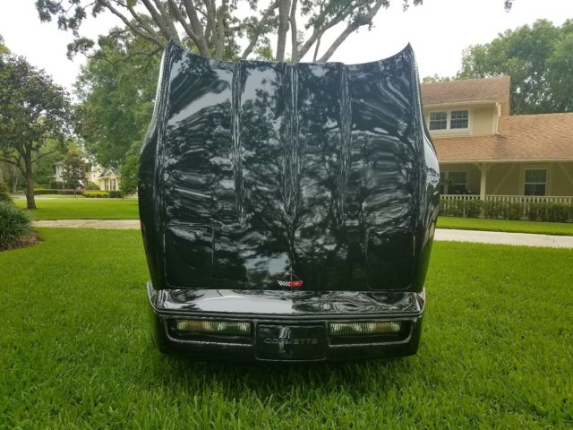 1987 Black Chevrolet Corvette Convertible