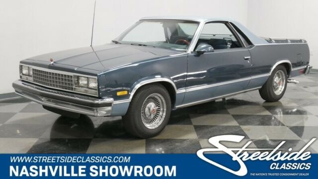 1987 Blue Chevrolet El Camino Pickup Truck