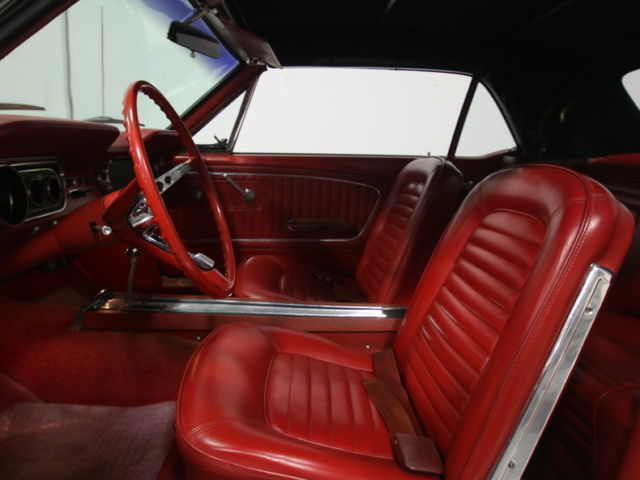 1965 White Ford Mustang Convertible