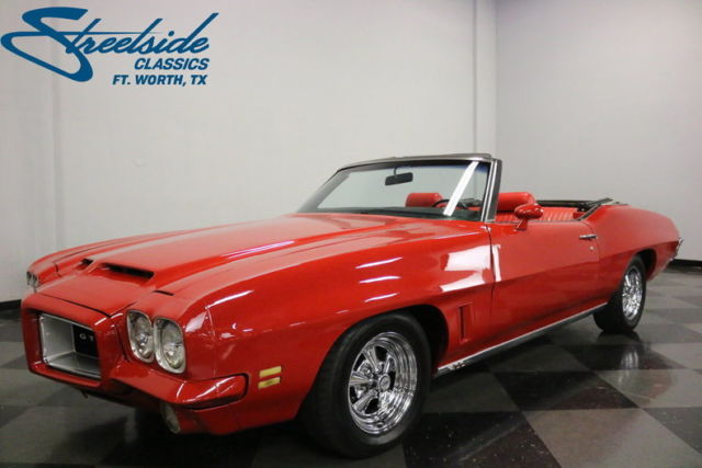 1972 Red Pontiac Le Mans Convertible