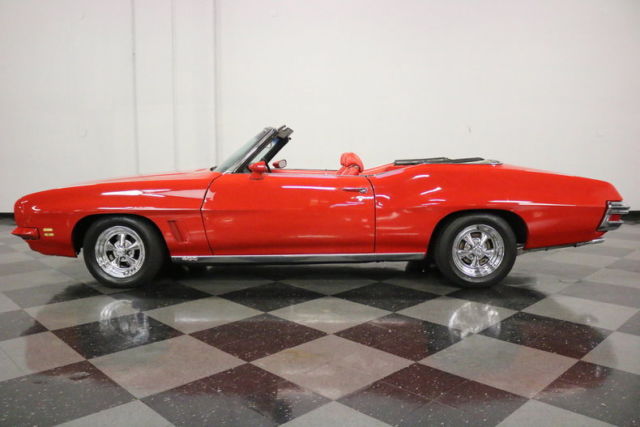 1972 Red Pontiac Le Mans Convertible