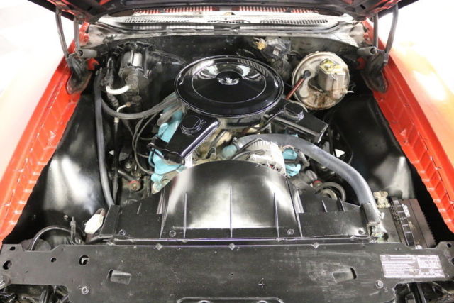 1972 Red Pontiac Le Mans Convertible