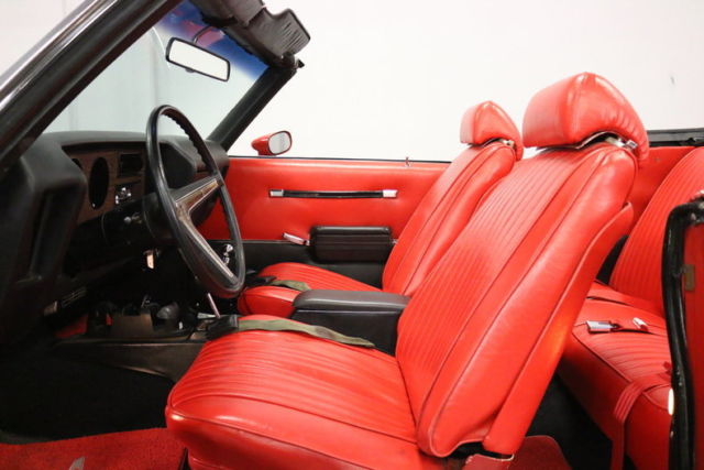 1972 Red Pontiac Le Mans Convertible