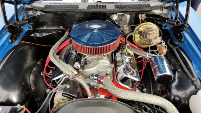 1972 Blue Chevrolet Chevelle Coupe