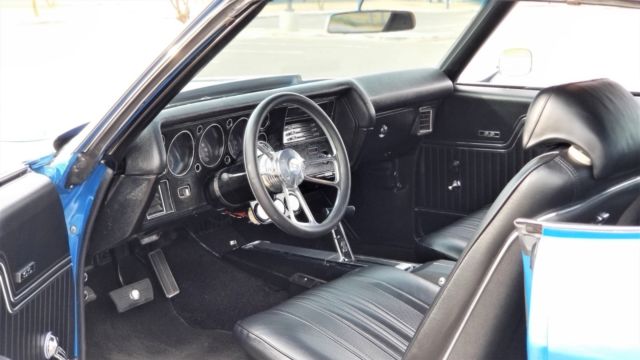 1972 Blue Chevrolet Chevelle Coupe