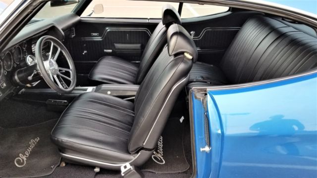 1972 Blue Chevrolet Chevelle Coupe