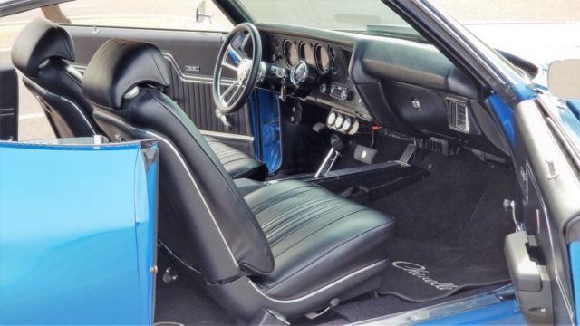 1972 Blue Chevrolet Chevelle Coupe