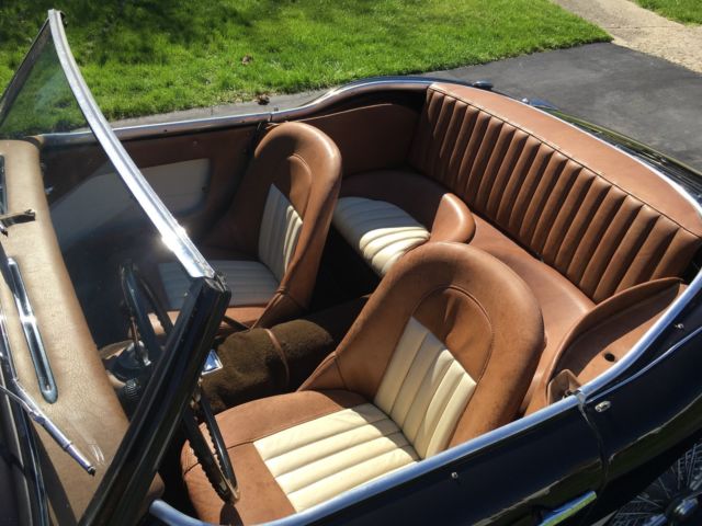 1960 Reddish Brown with Cream Austin Healey 3000 Convertible
