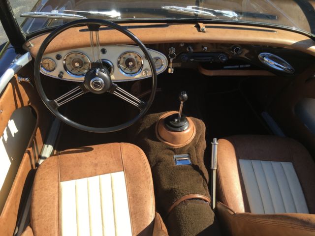 1960 Reddish Brown with Cream Austin Healey 3000 Convertible