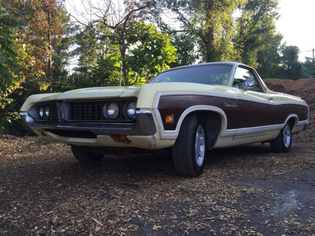 1971 Yellow Ford Ranchero Pickup Truck