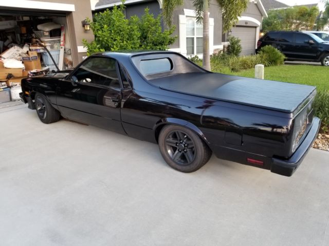 1983 BLACK CHERRY Chevrolet El Camino Standard Cab Pickup