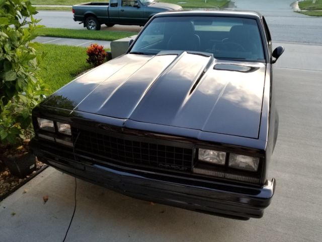 1983 BLACK CHERRY Chevrolet El Camino Standard Cab Pickup