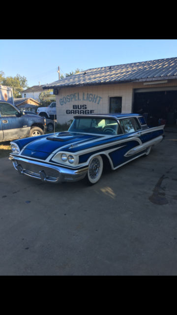 1959 Blue Ford Thunderbird Coupe
