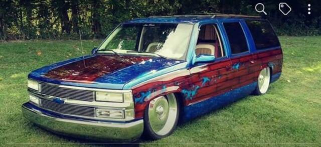 1993 Blue Chevrolet Suburban suburban