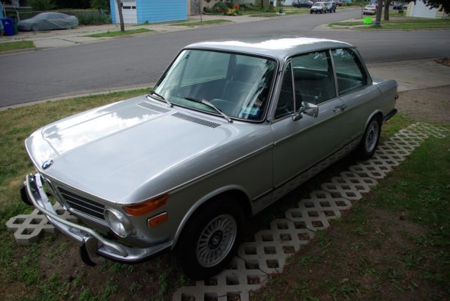 1972 Silver (Polaris Metallic) BMW 2002 Coupe