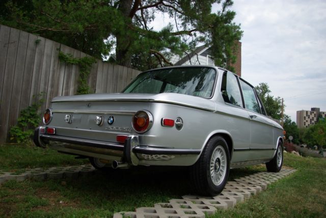 1972 Silver (Polaris Metallic) BMW 2002 Coupe