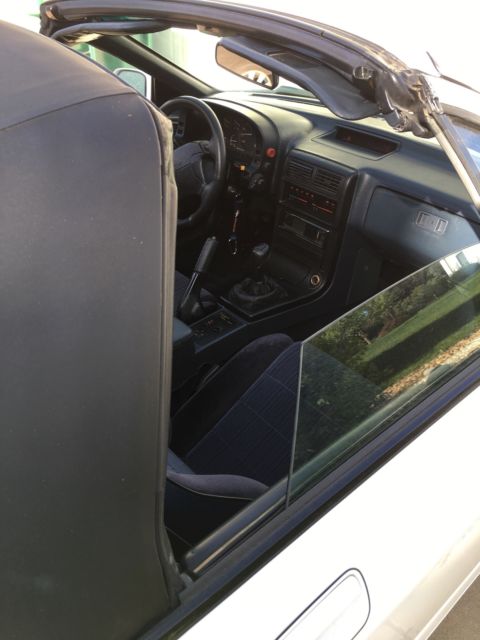 1990 White Mazda RX-7 Convertible