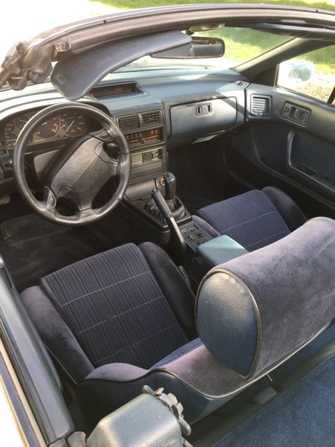 1990 White Mazda RX-7 Convertible