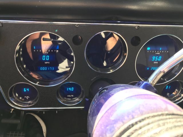 1970 Purple Chevrolet C-10 long bed